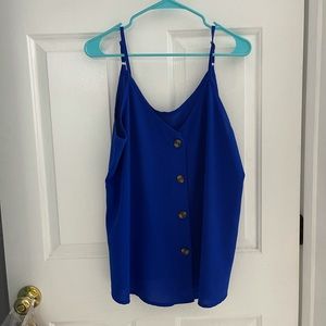 Blue tank top